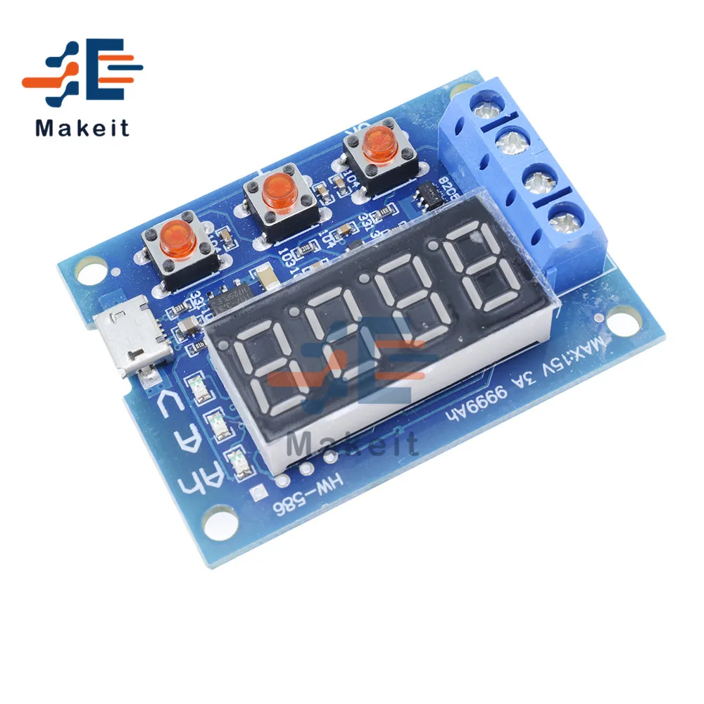 LED Digital Display ZB2L3 Battery Tester 18650 External Load Lithium Test Resistance Lead-acid Capacity Discharge Meter | Электронные