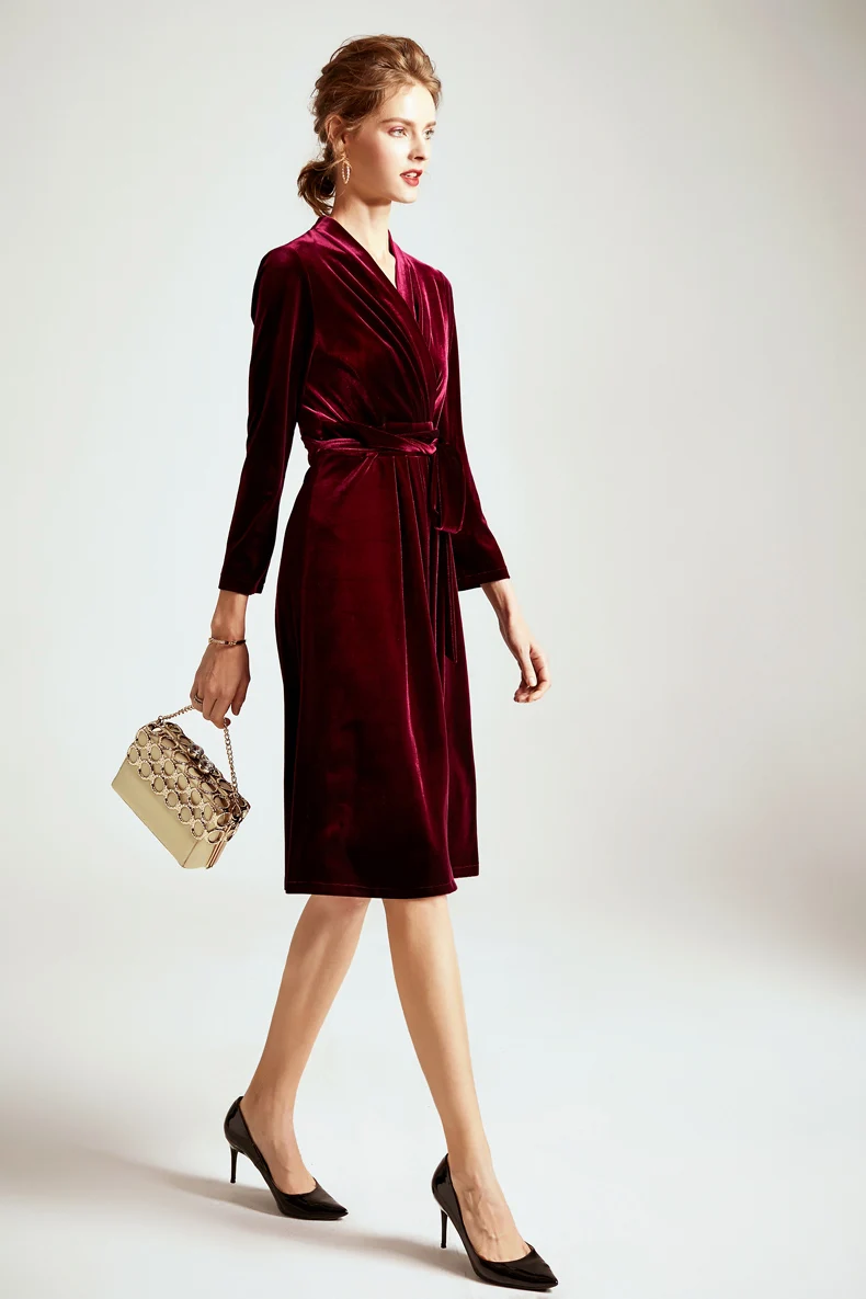 Женское миланское платье для подиума сексуальное с v-образным вырезом и длинными