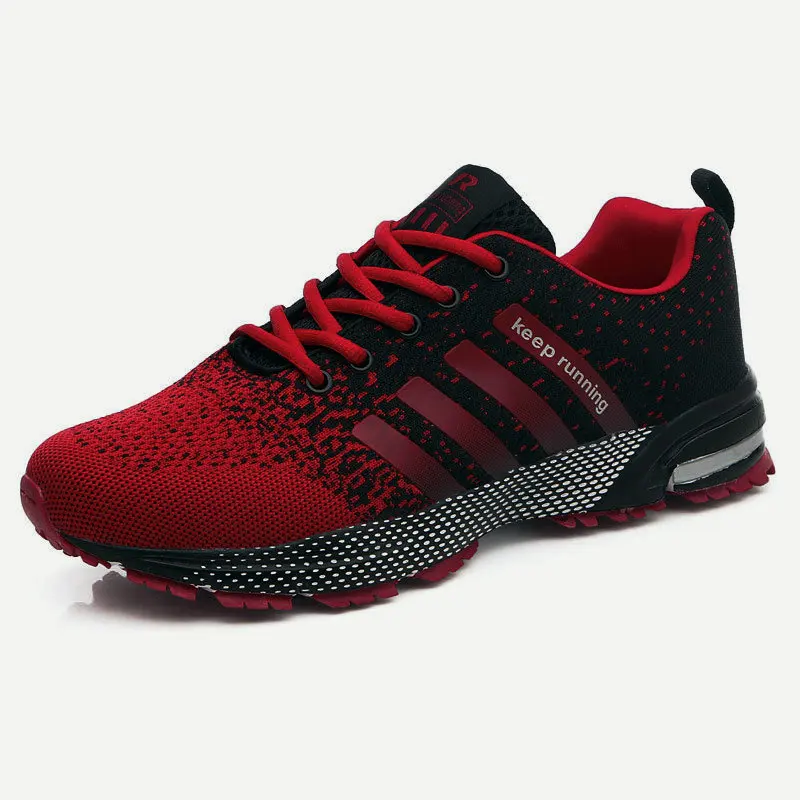 

New 2019 Men Running Shoes Breathable Outdoor Sports Shoes Lightweight Sneakers for Women Comfortable Athletic Training Footwear