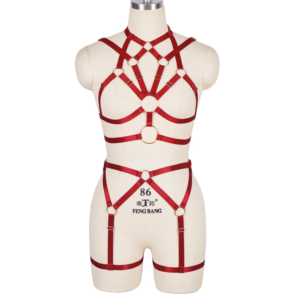 Женское нижнее белье с пентаграммой пояс-портупея | Женская одежда