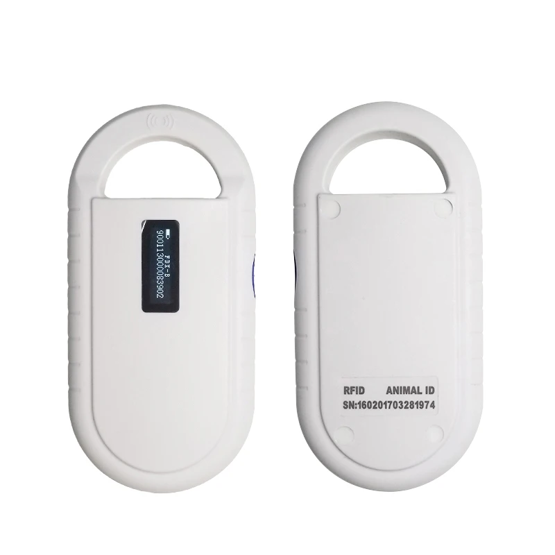 Бесплатная доставка FDX A/B считыватель микрочипов животных Портативный OLED собака