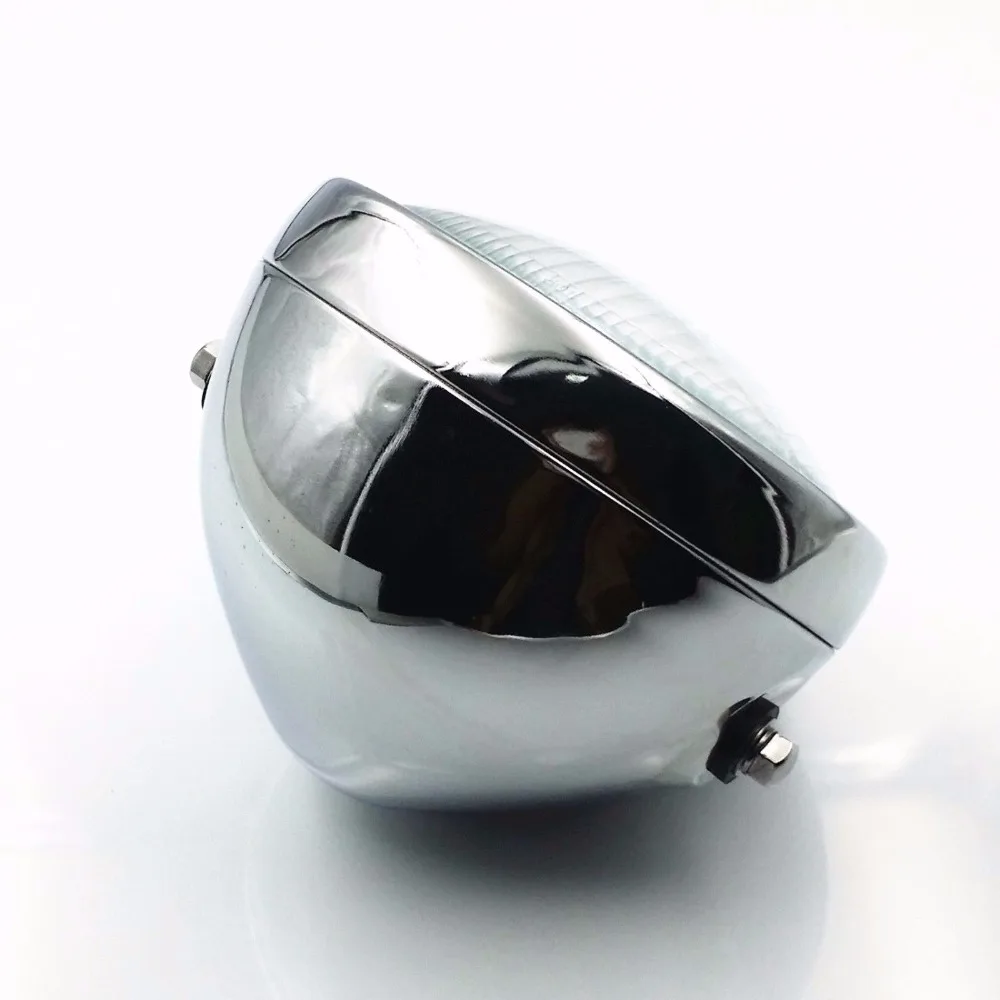 Хромированные Металлические фары ближнего и дальнего света для Honda GN 125 Yamaha suzuki