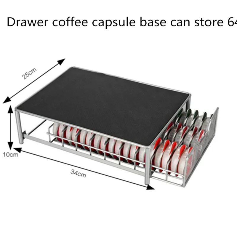 54pcs 54 шт., 36 шт., металлические капсулы Nespresso, держатель для кофейных капсул, стойка, ящики для хранения капсул, органайзер, Кофейные Наборы Посуды - Цвет: 54pcs
