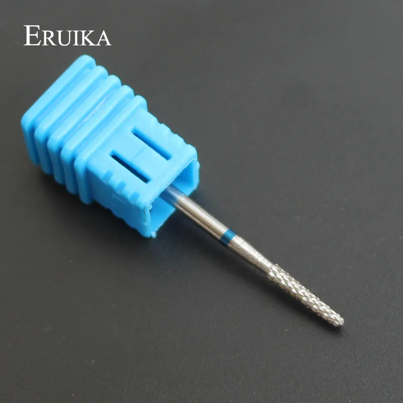 ERUIKA 1 шт. вольфрам карбид Бур для ногтей художественные буры бит 3/3" Акула ручные дробилки резак Электрический маникюр устройство полированный аксессуар