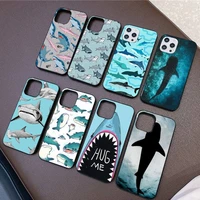 ocean whale shark swimming phone case for iphone 11 8 7 6 6s plus x xs max 5 5s se 2020 xr 11 pro diy capa