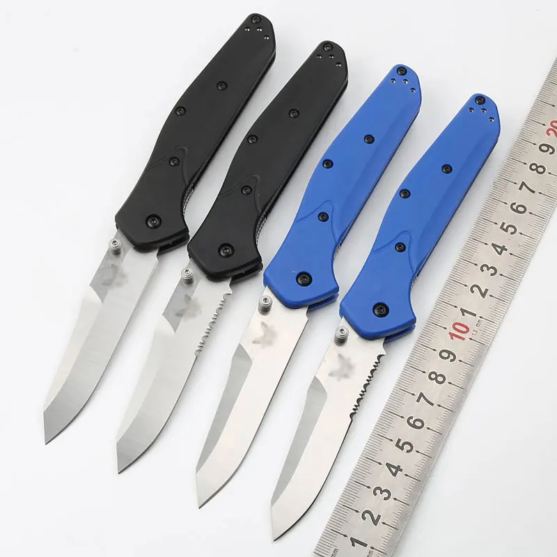 

2021 NEW Bm 940 Folding Pocket Knives D2 Blade Nylon Fiberglass Handle EDC Tactical Survival Cutter With Gift Box Knife Bag