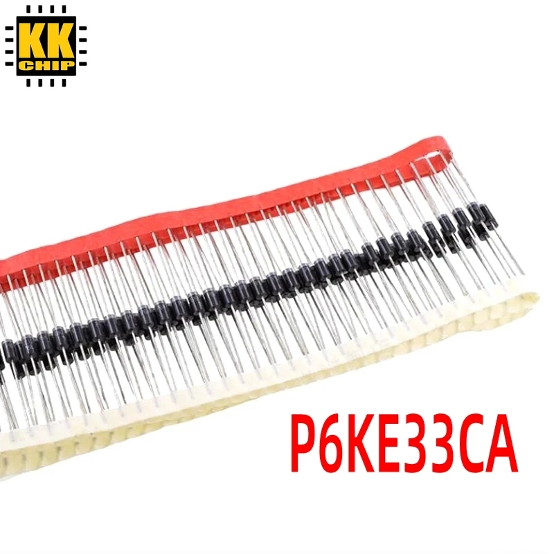 20 шт./лот KKCHIP P6KE33CA (двухсторонний) TVS переходной подавитель напряжения, новые оригинальные ДИОДЫ