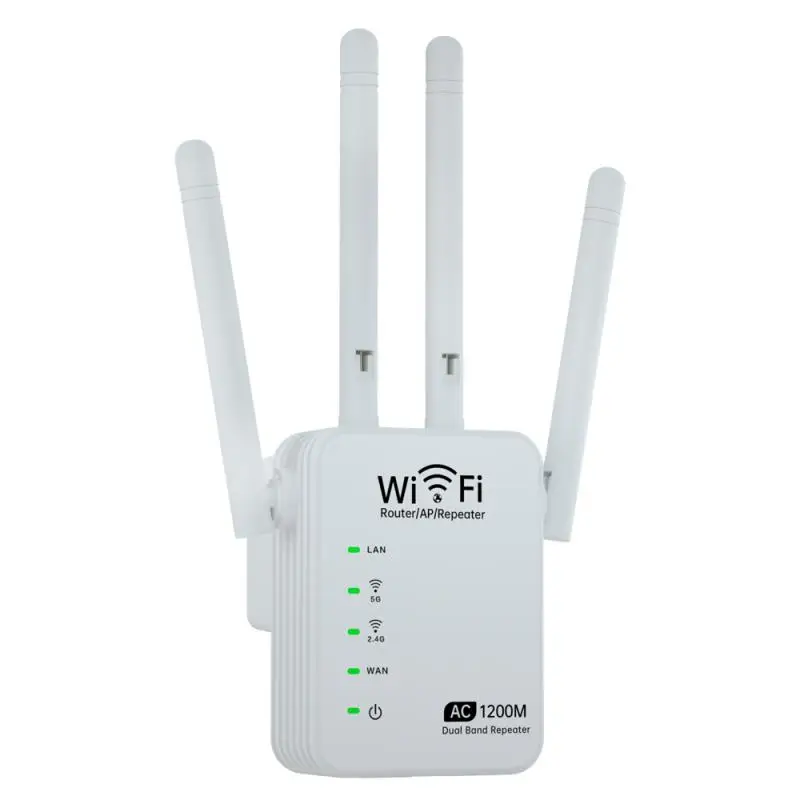 

Wi-Fi-маршрутизатор с 4 антеннами, 1200 Мбит/с, два диапазона