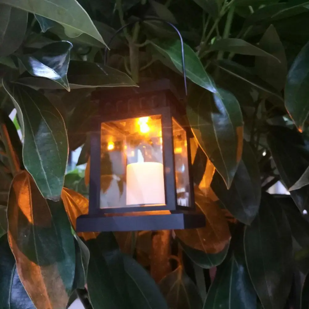 Solar Palace Lantern Lawn Camping Decoration Landscape Courtyard Garden European-style LED Atmosphere Candle Light | Лампы и освещение