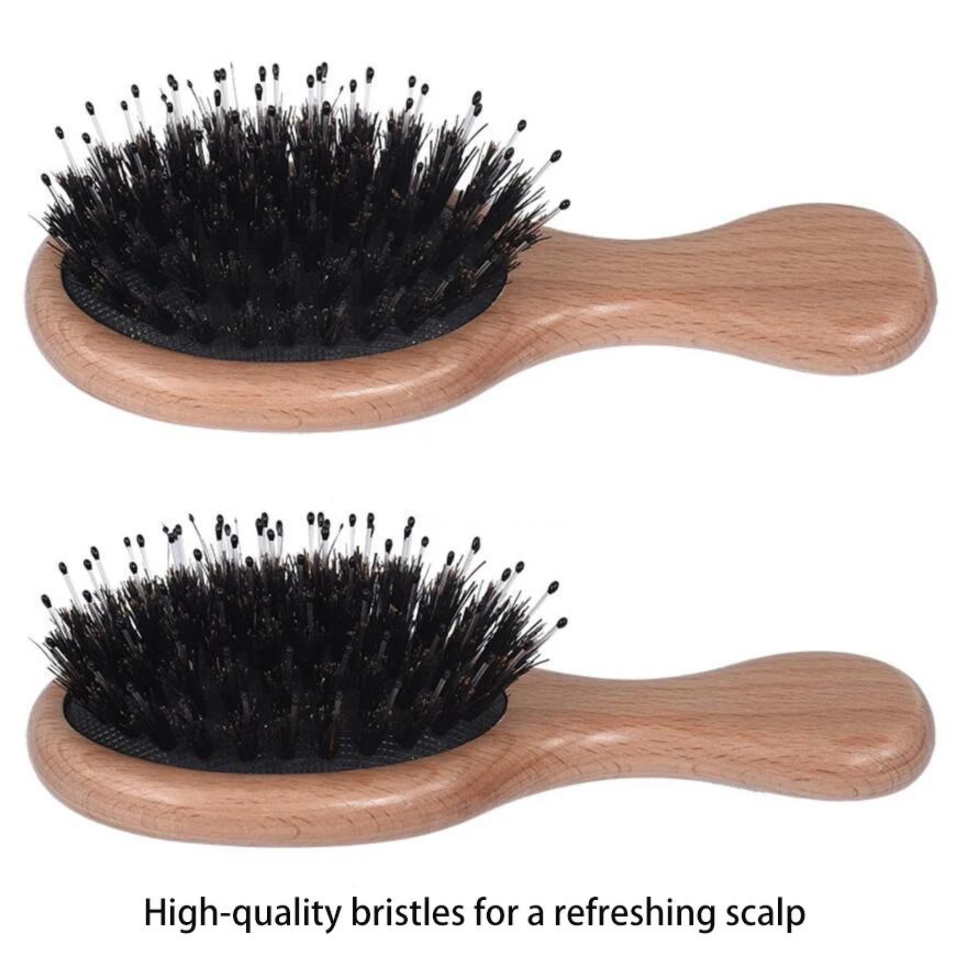 Portable Mini Airbag Comb Hair Curly High Quality Beech material HairBrushes |