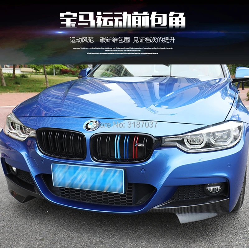 Пара сплиттер переднего бампера для BMW E90/E91 3 серии 4 Dr Sedan с M-Tech Bumper 2009-2011 |