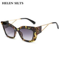 fashion flower cat eye sunglasses women brand designer oversized steampunk sunglasses men vintage eyewear oculos feminino uv400