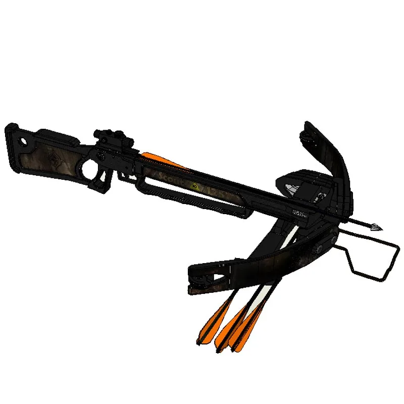 

3D Paper Model 1:1 Scale Crossbow Weapon