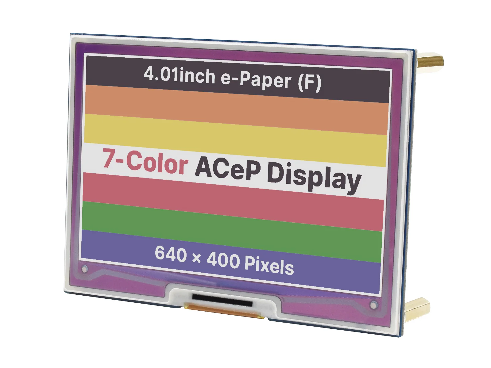 Цветная электронная бумага Waveshare 4 01 дюйма E-Ink для Raspberry Pi 640 × 400 пикселей ACeP 7