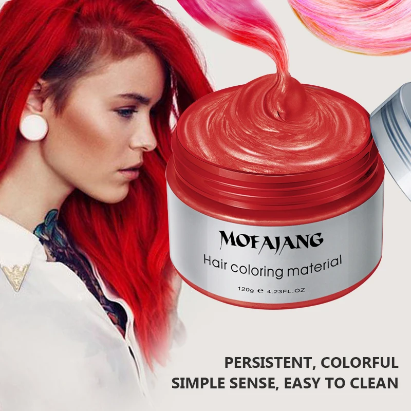 Воск для волос 9 Цвета укладки помада Серебряные Бабушка седые волосы Для Женщин