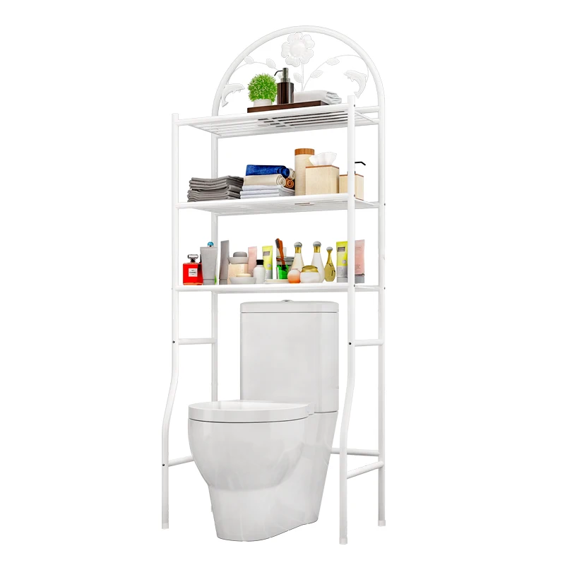 Напольная полка для ванной комнаты многофункциональная Хранения Туалетных