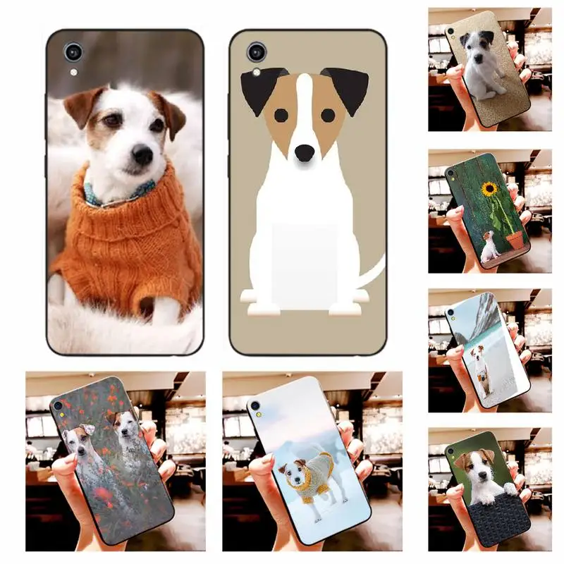 PENGHUWAN Джек Рассел терьер черный мягкий чехол для телефона из ТПУ Vivo Y91c Y17 Y51 Y67 Y55 Y93