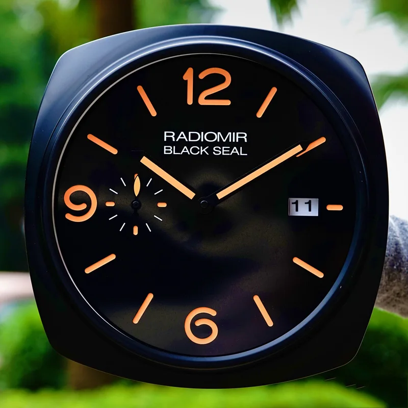 Металлические художественные часы светящиеся высшего качества для домашнего