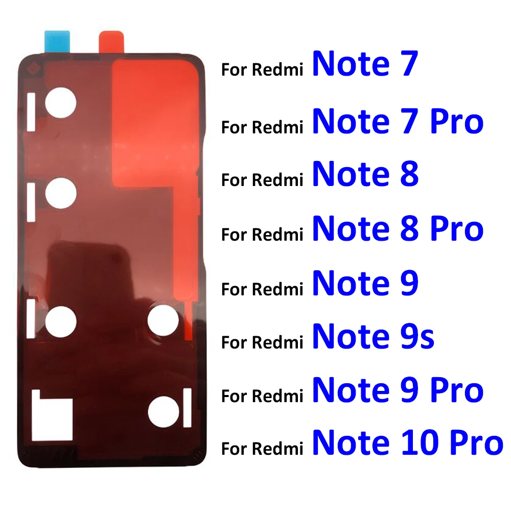 

Клейкая лента для Xiaomi Redmi Note 7 8 9 9s 10 Pro, 2 шт./лот