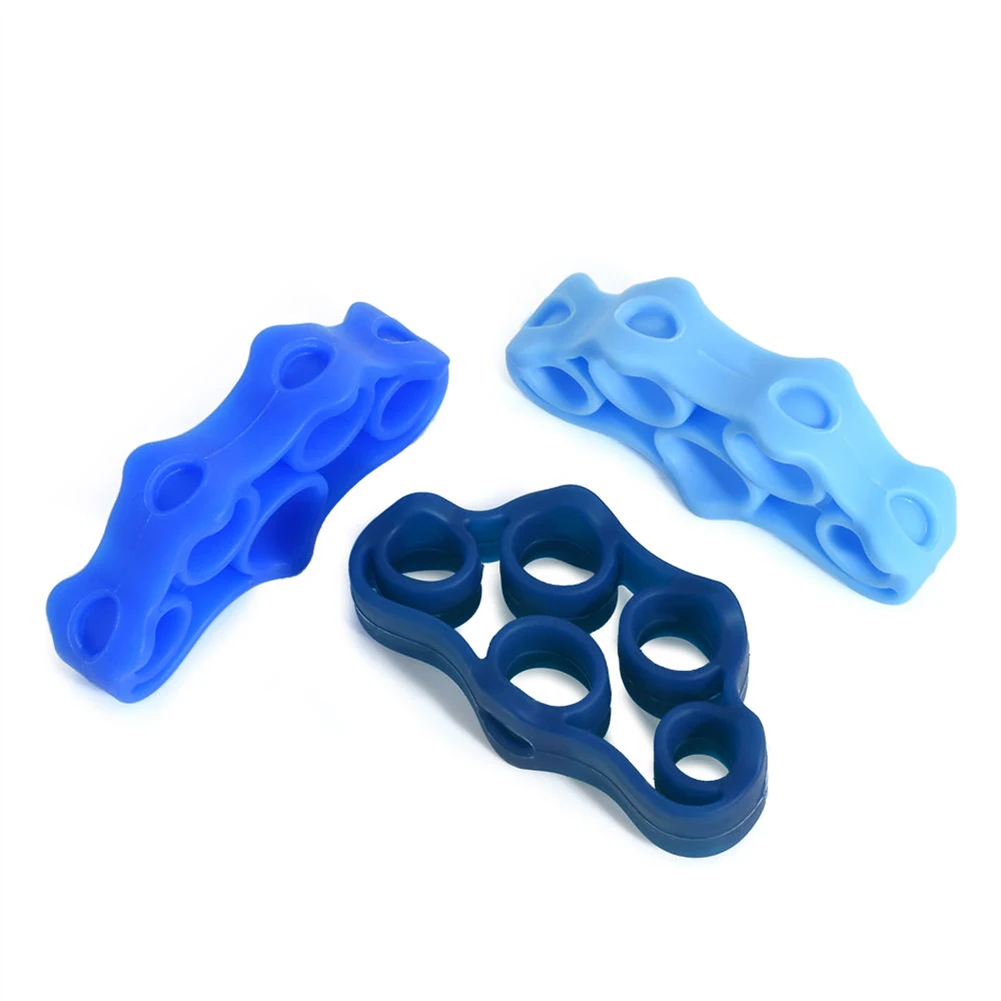 Dedos de silicona para aliviar el estr&eacute;s, Motor de juguete de tensi&oacute;n, dedos, entrenador, anillo de tracci&oacute;n para dedos para adultos y ni&ntilde;os, L50-1