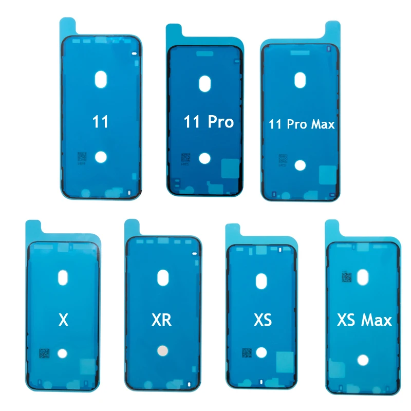 

10 шт./лот водостойкая клейкая наклейка для iPhone X XS MAX XR 11 11 Pro Max рамка жк-экрана клейкая лента