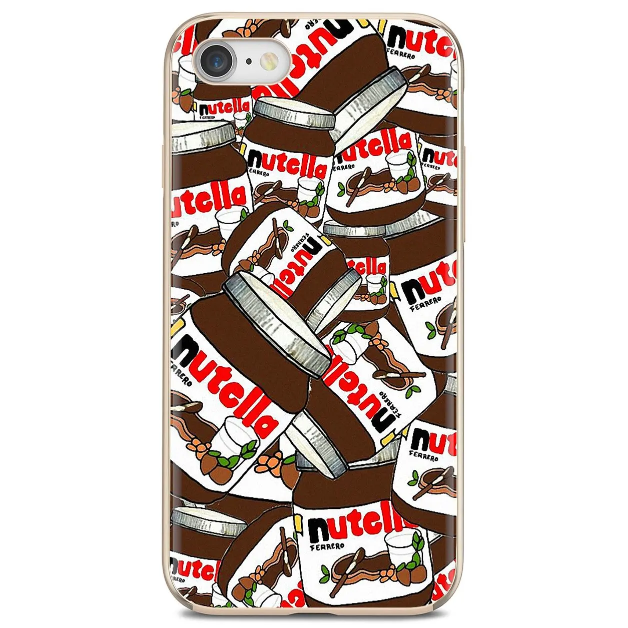 Мягкий кожаный чехол с шоколадным флаконом Tumblr Nutella для Huawei P8 P9 P10 P20 P30 P Smart 2019 Honor