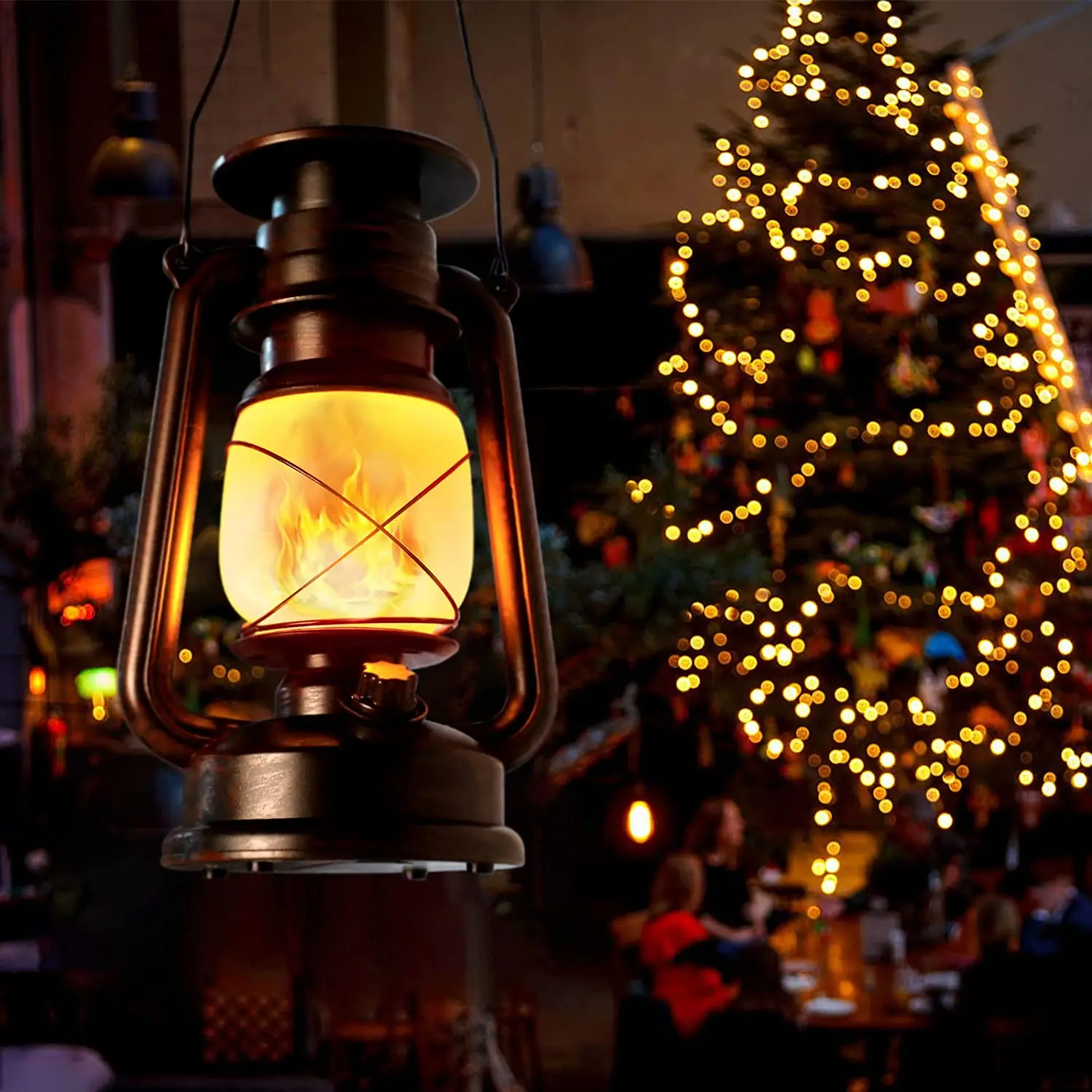 

Vintage Camping Lantern Remote Control LED USB Candle Flame Tent Light Battery Power Camping Kerosene Lamp Outdoor Table Lights