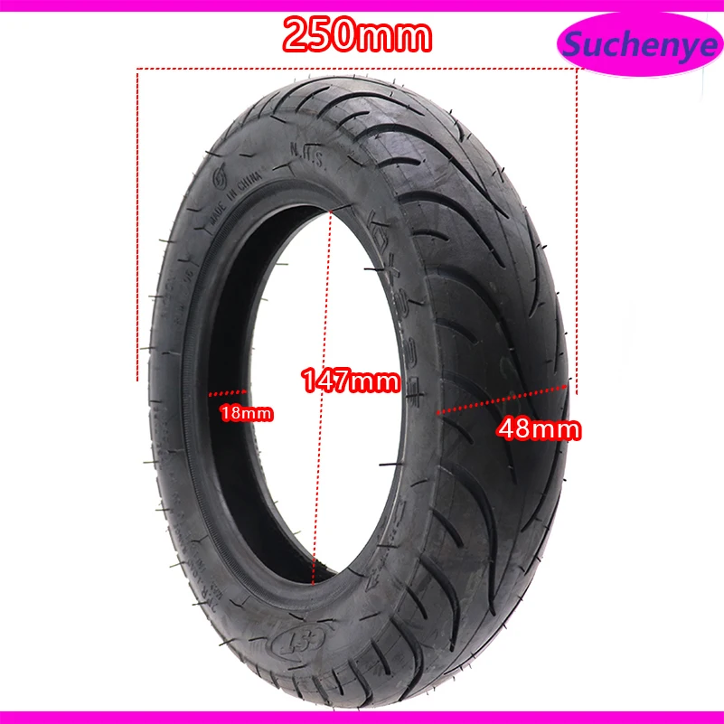 

10 Inch Pneumatic Tire 10x2.25 Inner Outer Tyre Inflation Tire for Automatic Balancing Vehicle Electric Scooter Electric Bicycle