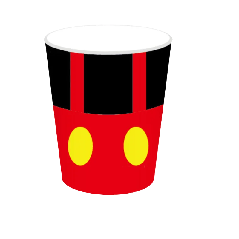 

Mickey Mouse Birthday Party Decorations 8 People Disposable Plate Napkin Cup Tablecloth Christmas Tableware Kids Dinner Sets
