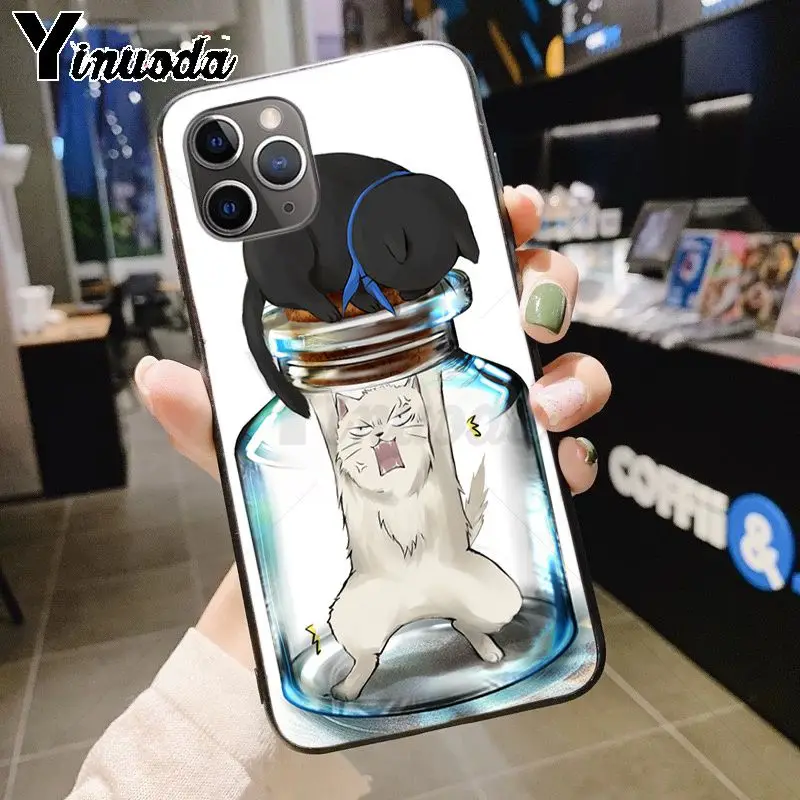 Yinuoda гинтама аминовый Защитный Мягкий ТПУ чехол для телефона для iPhone 7plus 6S 7 8 8Plus Xs max xr 5S 11pro чехол