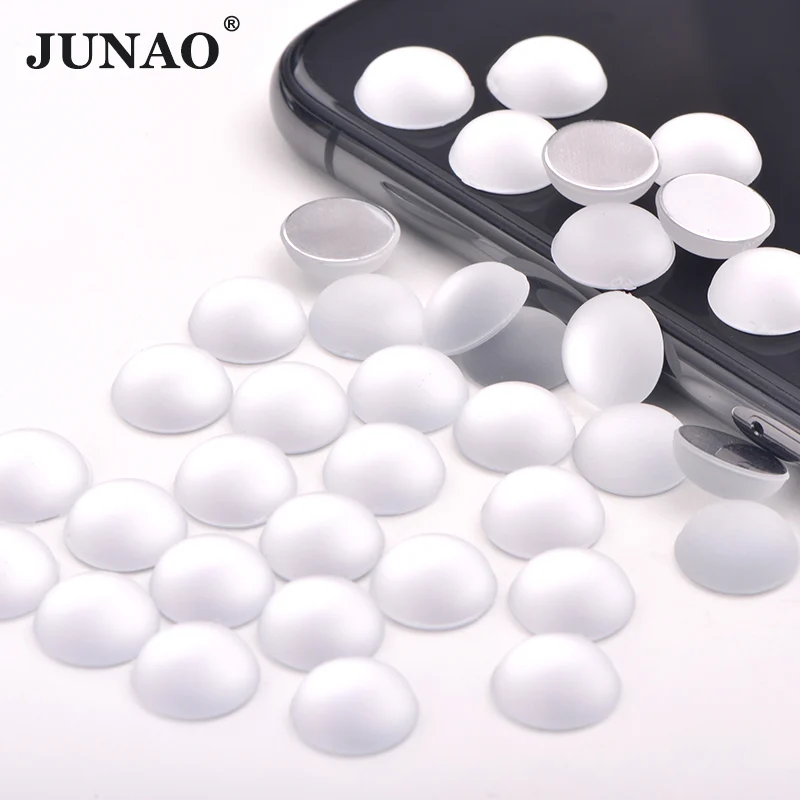 Clear JUNAO 12 мм синий круглый украшения горный хрусталь аппликация Flatback Акриловые Хрустальные кабошоны страз не шьют камни для ювелирных изделий - Цвет: Clear