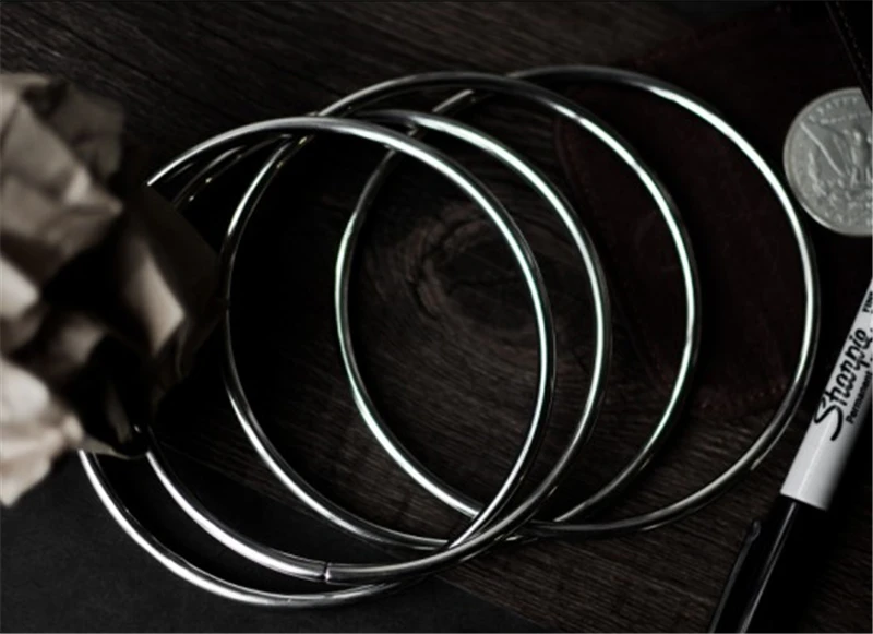 Делюкс 4 5 &quotсвязывающие кольца (набор из хром) от J.C Волшебная сцена магический