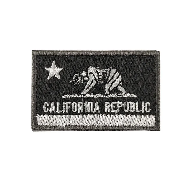 Вышитая повязка на руку с флагом штата Калифорния тканевые наклейки новые
