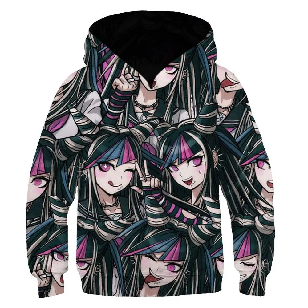 

Anime Danganronpa Cosplay Ipuki Mioda Hoodie Hood Jacket Sweatshirt Pullover Coat For Kids