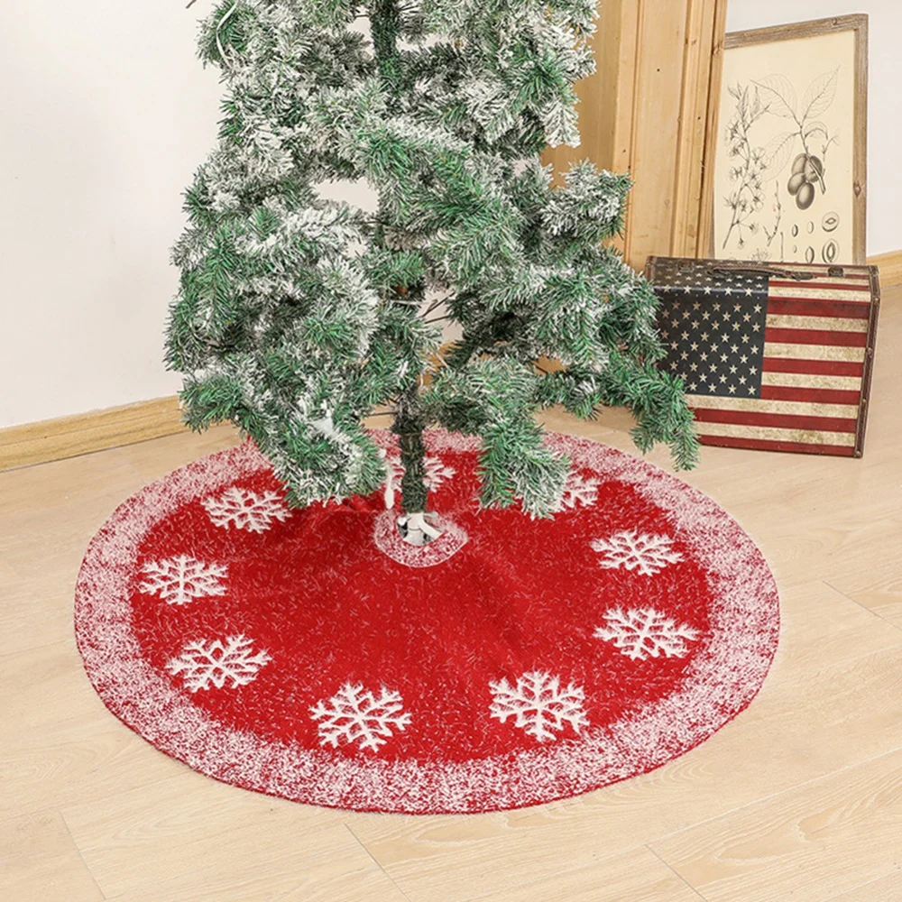 

Декор для рождественской елки, юбка в виде снежинки, новогоднее и Рождественское украшение, напольный коврик для елки, праздничные товары д...