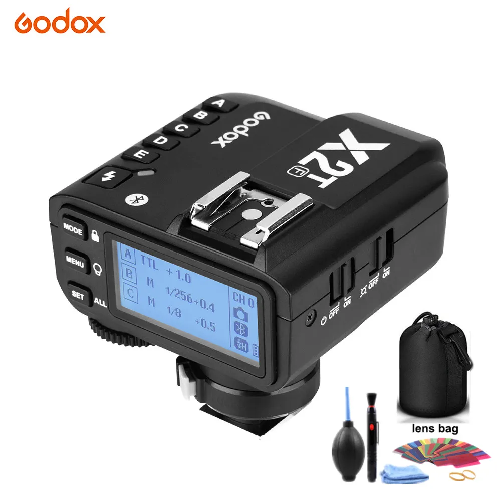 

Godox X2T-F TTL беспроводной триггер вспышки 1/8000s HSS 2,4G беспроводной триггер передатчик для Fuji DSLR камеры для Godox V1 AD200