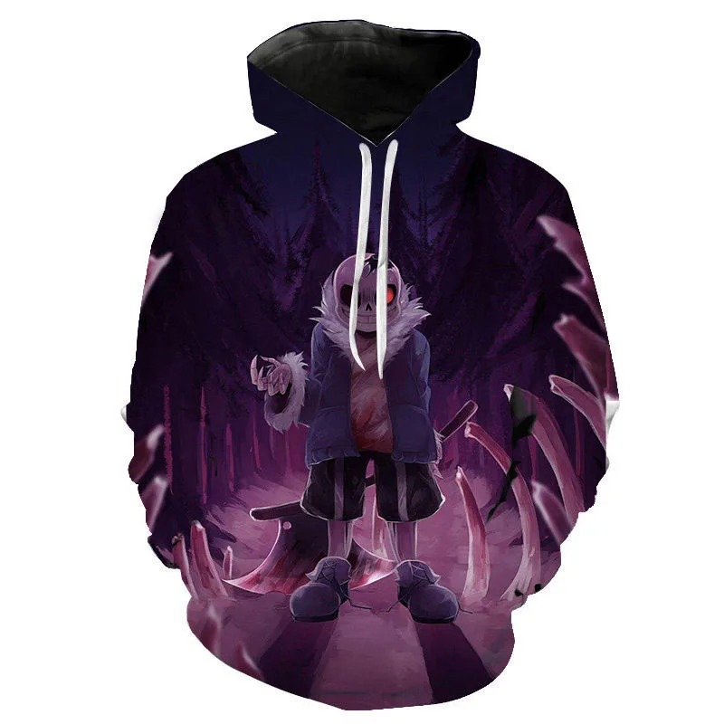 Толстовка с капюшоном для мужчин и женщин популярный свитшот 3D-принтом черепа