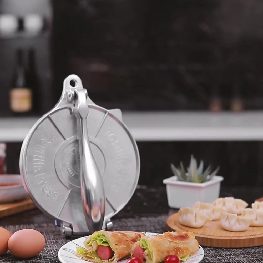 

Aluminum Tortilla Press Tortilla Maker Flour Tortilla Press Rotis Press Dough Press Non Stick Pan Cast Iron Cookware