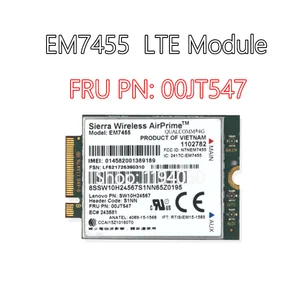 WWAN Network Cards for Lenovo ThinkPad X1 Carbon EM7455 4G LTE Module 00JT547 4G Card
