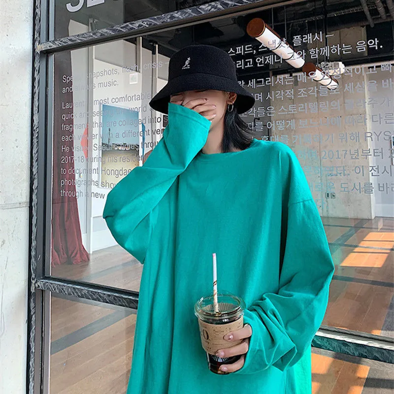 

Толстовка Женская свободного покроя, Модный свитшот в стиле Хай-стрит, худи, белая синяя кофта оверсайз, на осень-весну