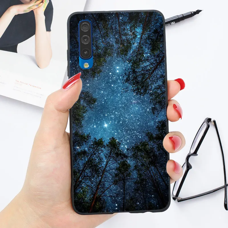 OO16 Чехол для samsung A50 A10 A20 A20e A30 A40 A70 чехол силиконовый мягкий чехол Яркий глянцевый чехол - Цвет: OO16