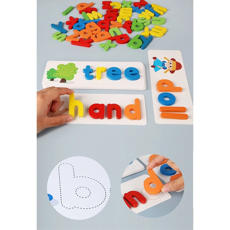 

Matching Letter Digital Game Word Spelling Game Montessori Toys Word Games Learning Toys for Kids