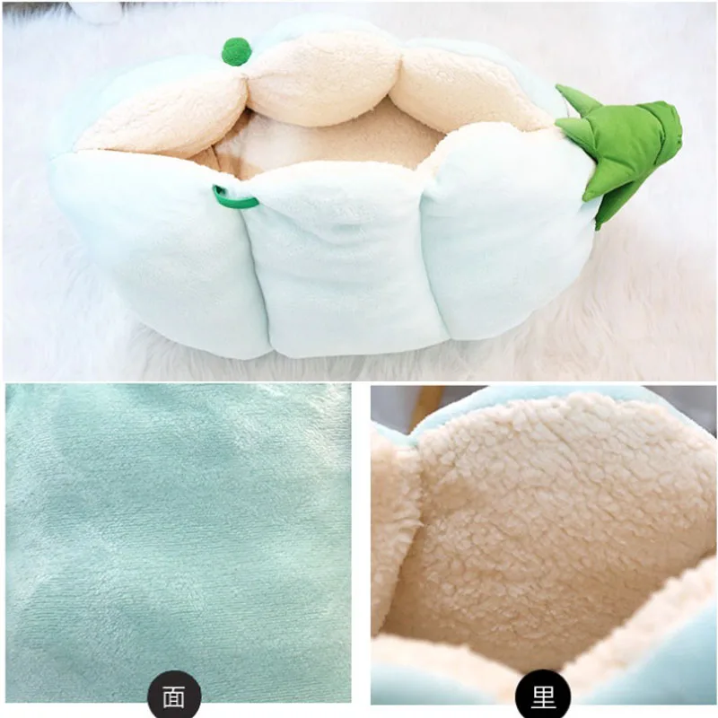 2020 новый дом для кошек теплый коралловый флис кровать маленькие собаки гнездо