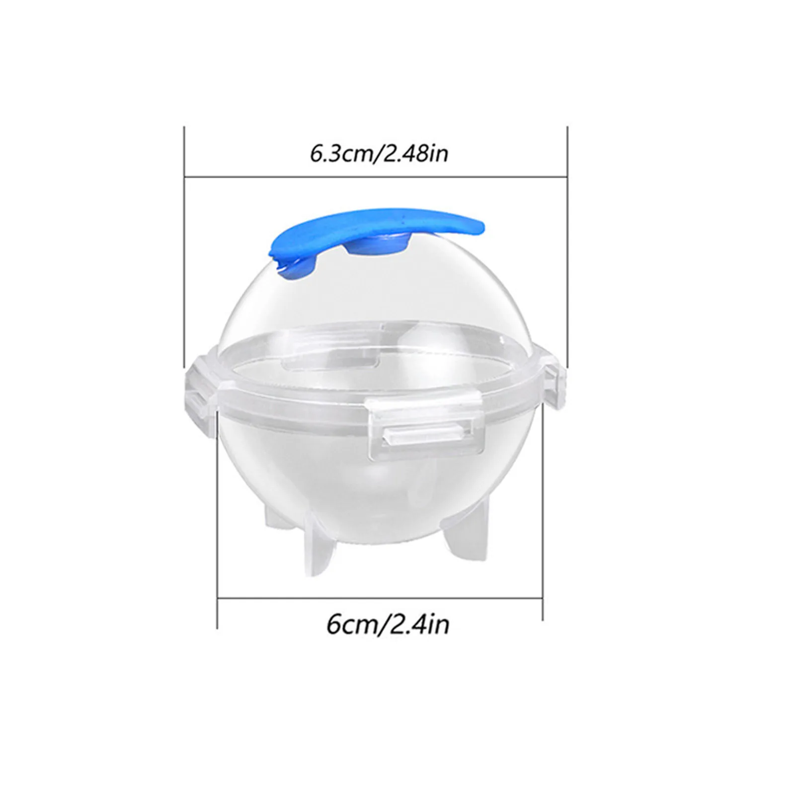 

New 6CM Round Ball Ice Cube Mold DIY Ice Cream Maker Plastic Ice Mould Whiskey Ice Tray for Bar Tool Kitchen Gadget Accessories