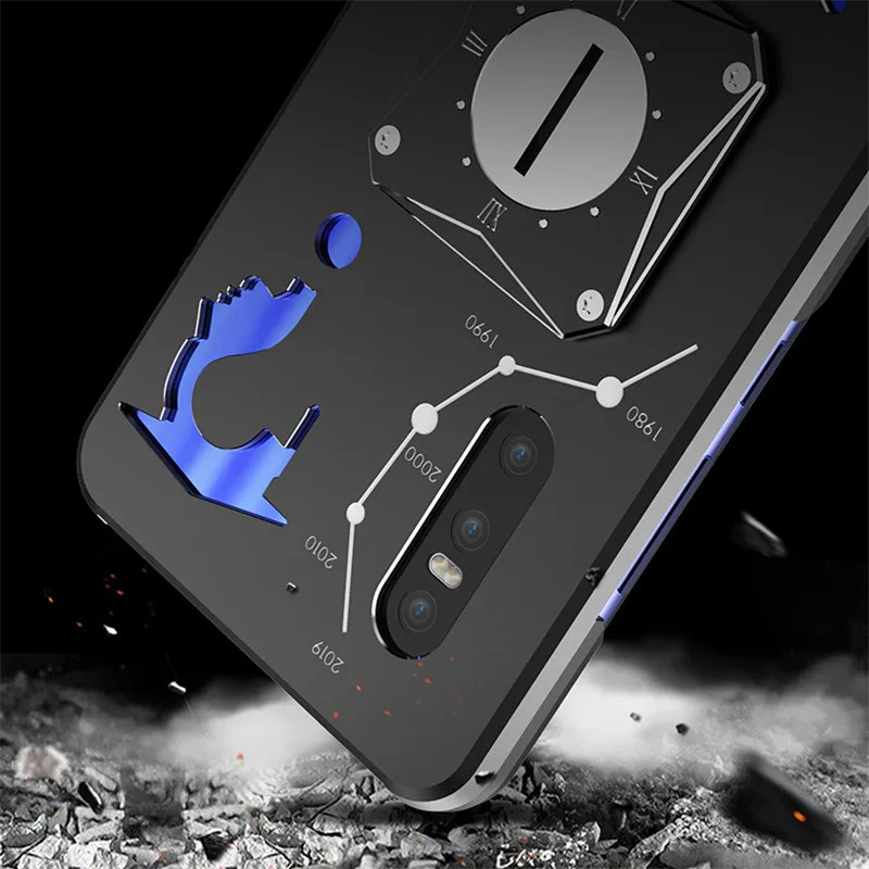 

Unique 11 Pro Max Case For iPhone Xr Case Shockproof Metal Cover Mechanical Armor Coque For iPhone 7 8 Plus X Xr Xs Max 11 Funda