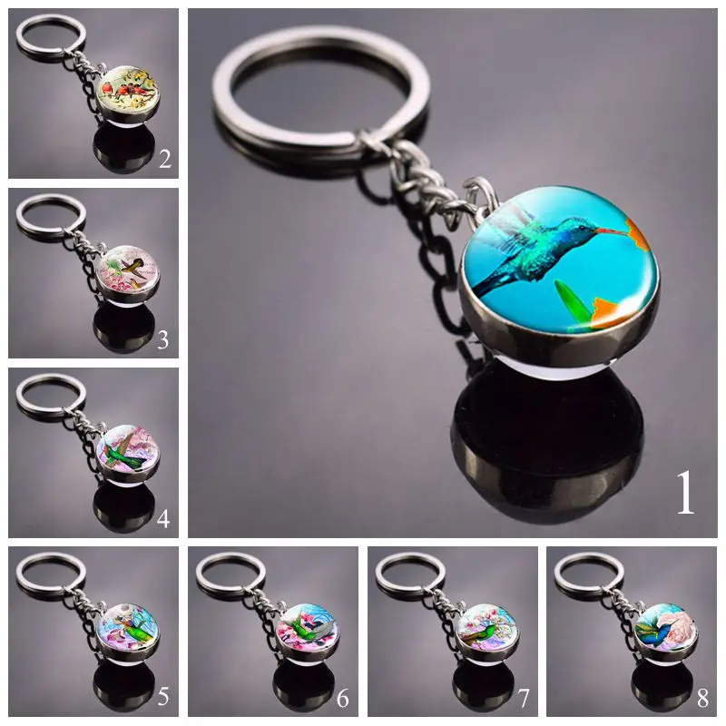 Брелок для ключей с изображением птицы Робина из Красной груди модные аксессуары