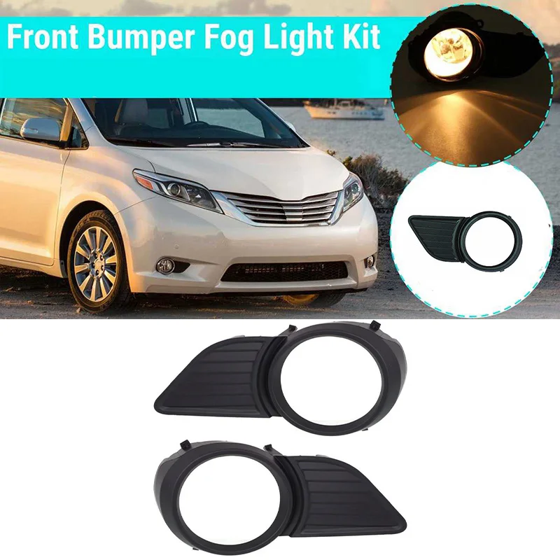

DHBH-крышка передней противотуманной фары для автомобилей Toyota Sienna XLE/LE 2011-2017