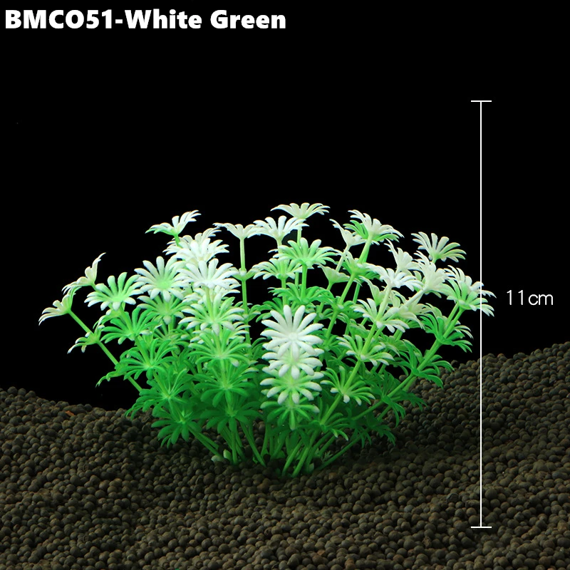 10 ~ 13 см Моделирование водных растений аквариума пейзажные украшения TPC