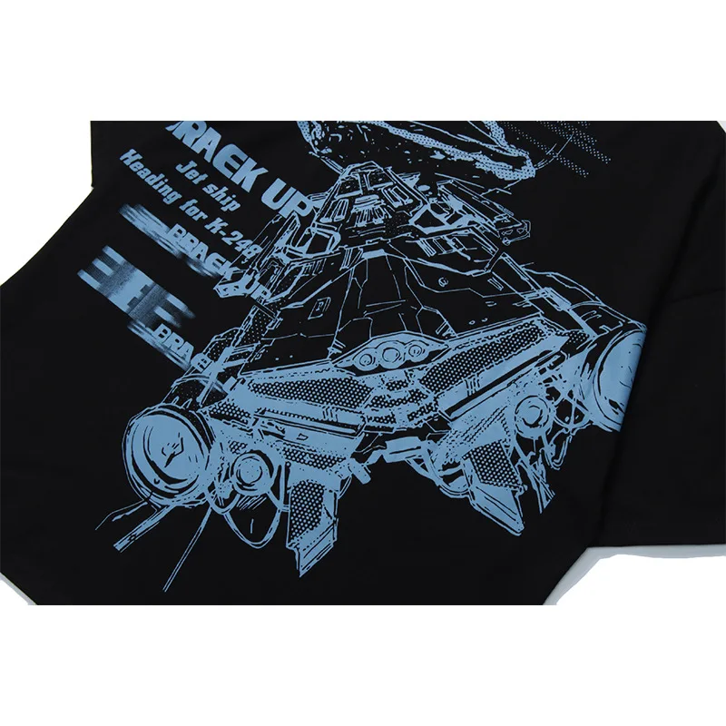 

2021 T-shirt Hip Hop Creative Printing Short Sleeve Tshirts Streetwear Mens Harajuku Casual Cotton Tops Tees Shirts WY575