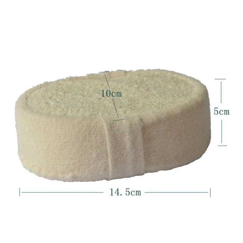 

Natural Loofah Sponge Bath Ball Shower Rub Body Skin Face Scrubbing Slices Exfoliator Bathing Massage Brush Bathroom Product